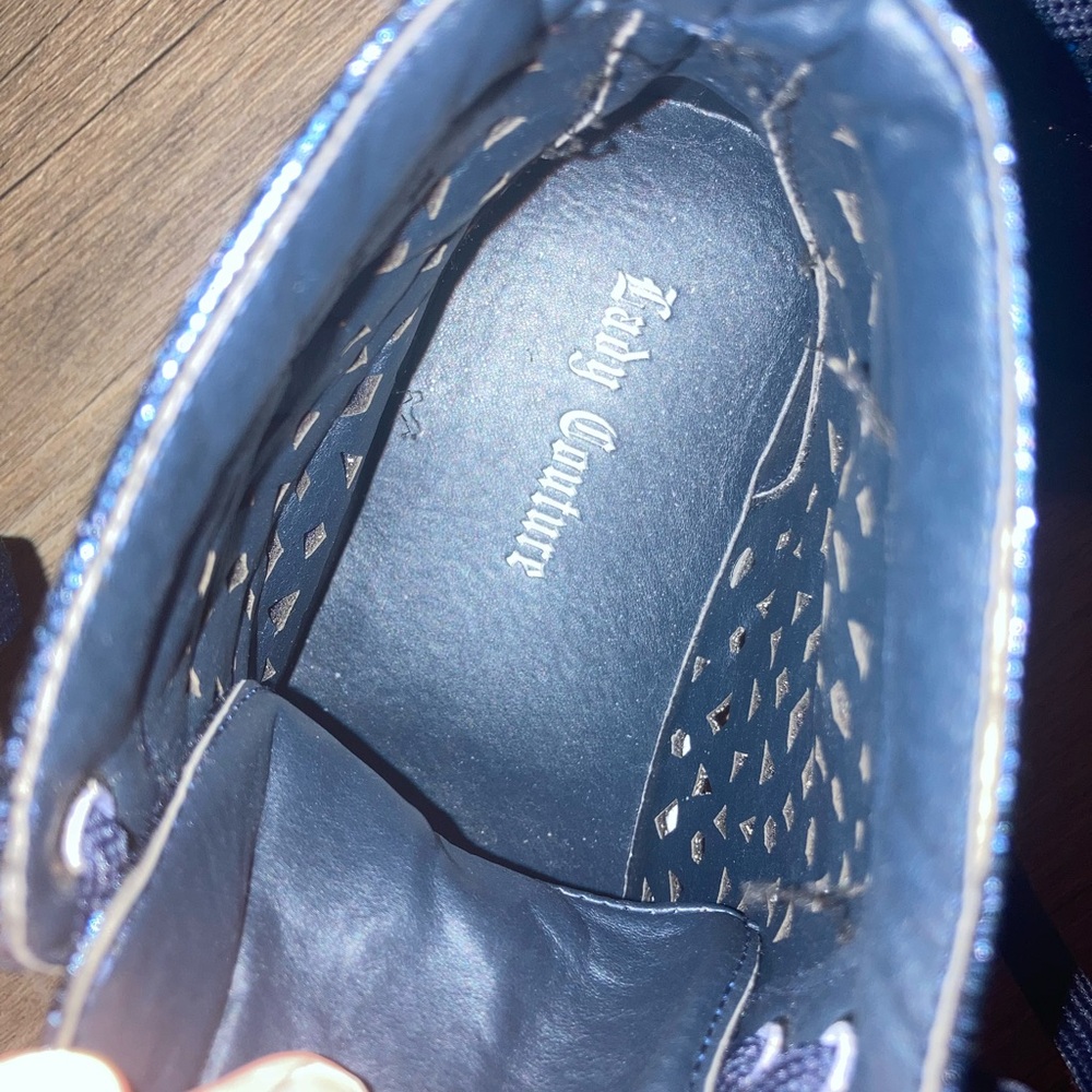 Rhinestone high top sneakers - Picture 3 of 4